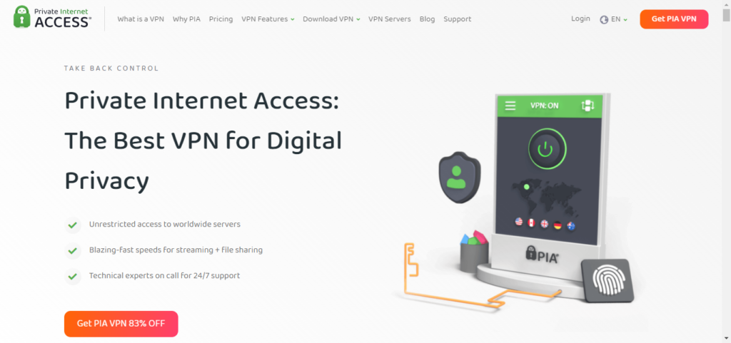 VPN 5: Private Internet Access (PIA)